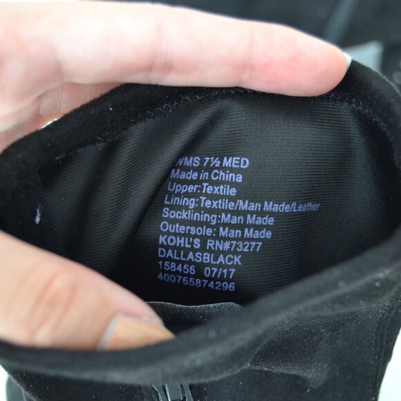 Simply Vera Vera Wang Dallas Studded Ankle Boots Booties Black Women's 7.5 NWB - Picture 10 of 10